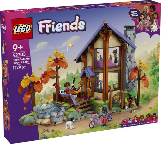 LEGO® Friends 42705 Útulná chata v jesennom lese