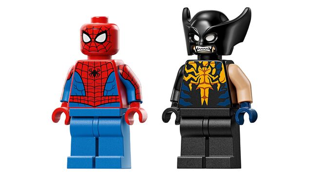 LEGO® Marvel 76336 Spider-Man und Auto vs. venomisierter Wolverine