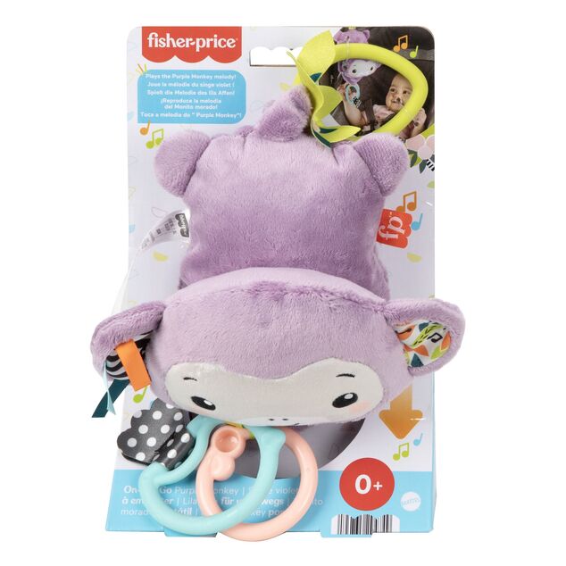 Fisher Price Scimmietta viola sospesa con suoni