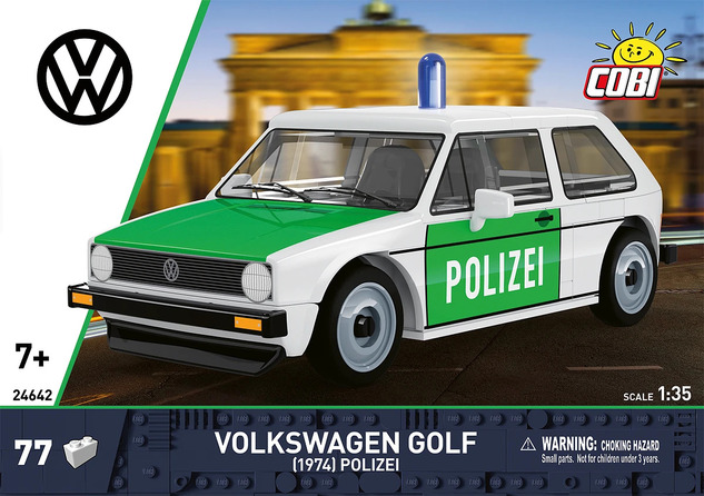 Cobi Volkswagen Golf 1974 Poliția
