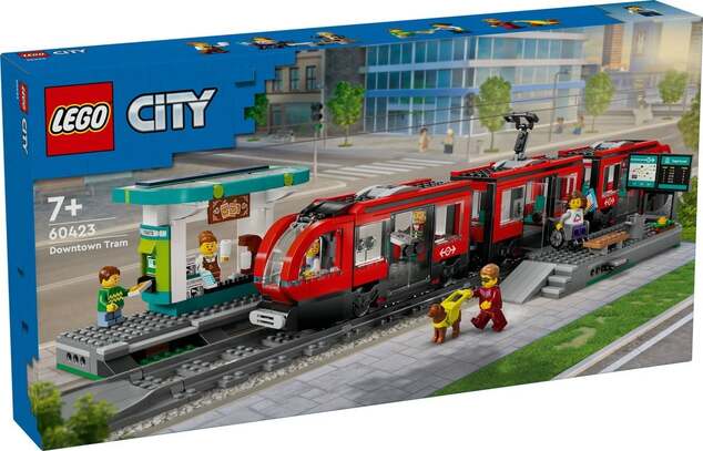 LEGO® City 60423 Tramway et arrêt au centre-ville