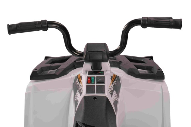 Licencovaná elektrická štvorkolka Arctic Cat 12V so zadným pohonom, biela, LED svetlá, Lít
