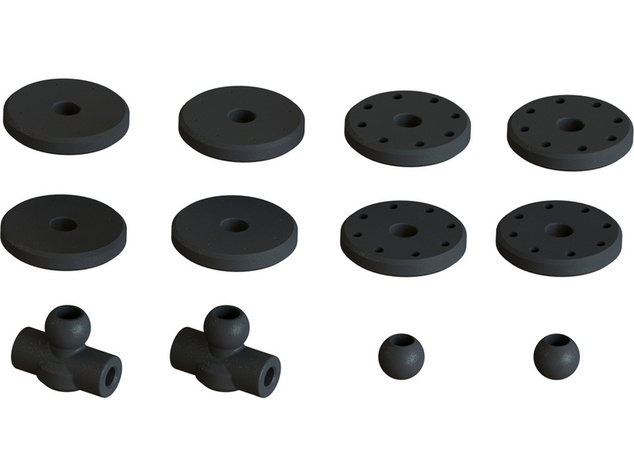 Arrma tlmič 16x104mm s olejom 550cSt (2)