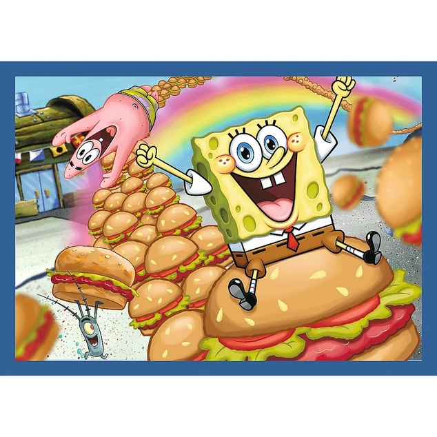 Trefl Puzzle 4v1 SpongeBobs Unterwasserleben
