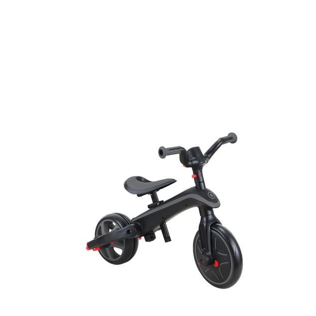 Globber trojkolka Explorer Trike Foldable  4in1 Black-Grey