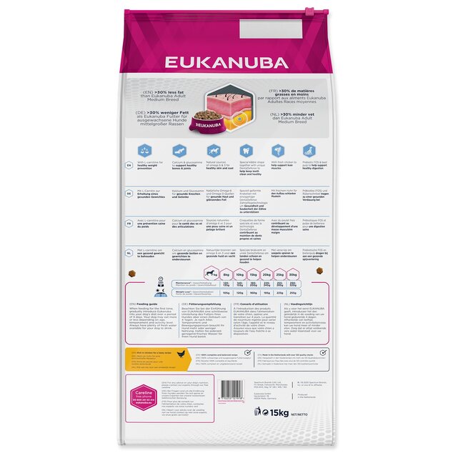 Euk Adult Medium Light 15kg