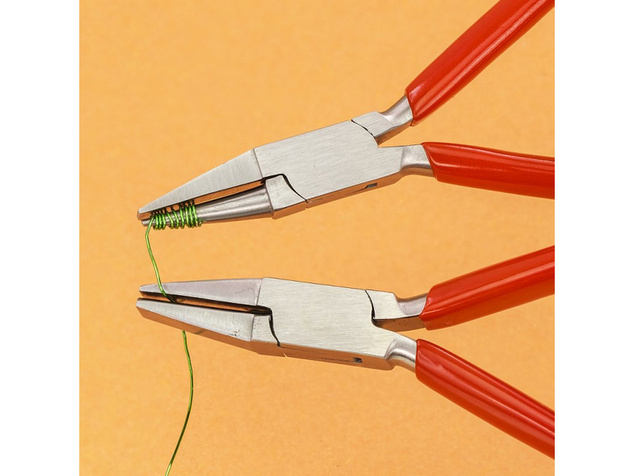 Modelcraft kliešte okrúhle/ploché (130mm)