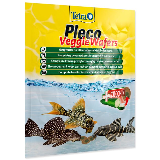 Krmivo Tetra Pleco Veggie Wafers sáčok 15g