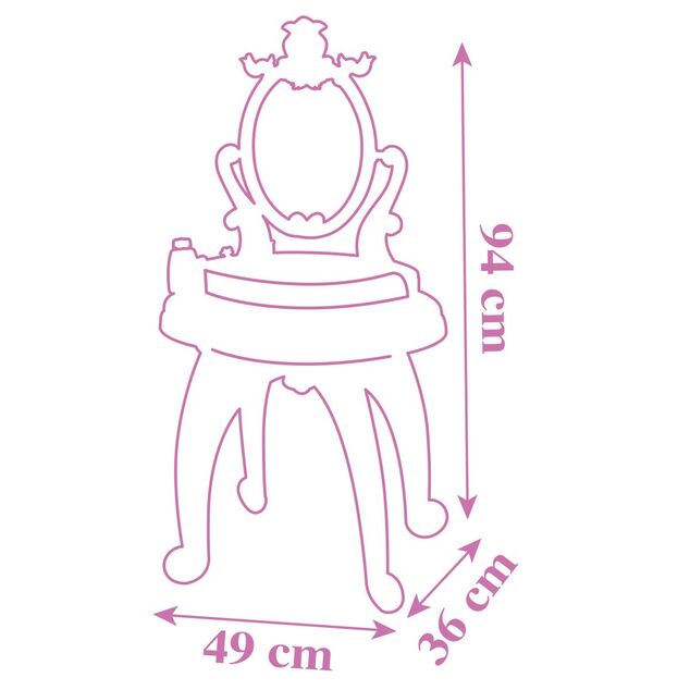 Smoby Disney Princess Toiletten-Tisch mit Stuhl 2-in-1