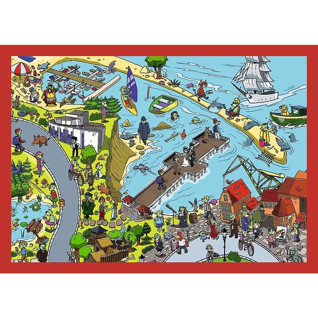 Trefl Puzzle 4v1 Obľúbení Treflíci