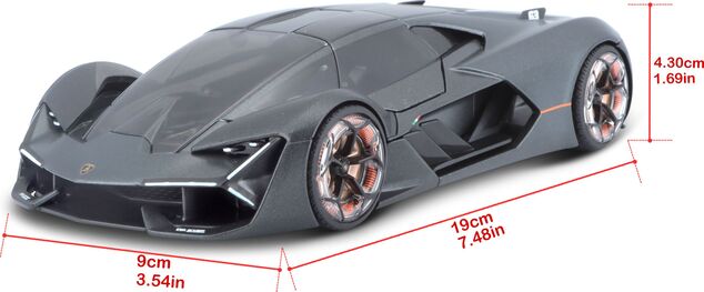 Bburago 1:24 Plus Lamborghini Terzo Millenio Grey