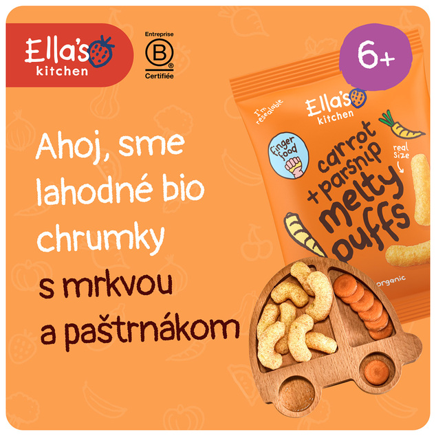Ella's Kitchen BIO Chrumky mrkva a paštrnák (20 g)