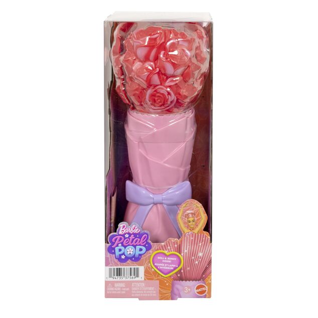 Barbie PETAL POP sorpresa floral - rosa roja
