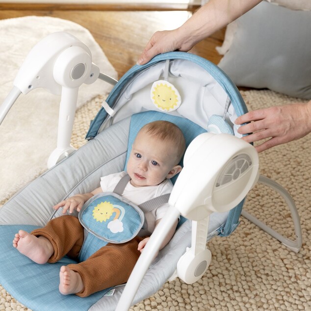 INGENUITY Altalena con melodia Sun Valley™ Teal 0m+ fino a 9kg