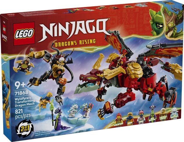 LEGO® NINJAGO® 71868 Wyldfyre a transformačný dračí oblek