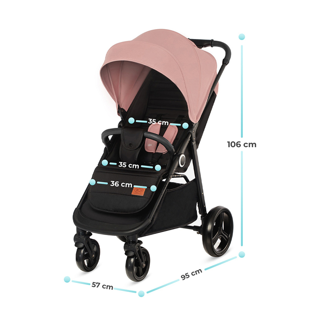 KINDERKRAFT Sportwagen Grande Plus Pink