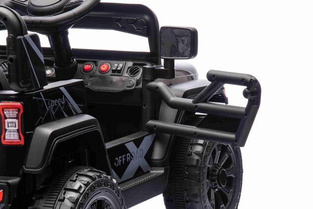Elektrické autíčko OFFROAD NEW s pohonom zadných kolies, ružové, Lítiová batéria