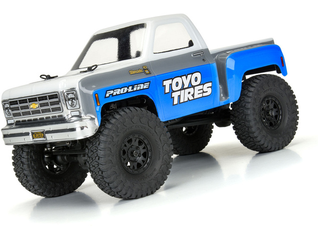 Pro-Line koleso s pneu 1:24 Toyo Open Country 1.0", disk H7 čierny+ (4)