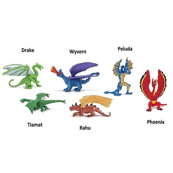 Safari® Toob Draci 6 figúrok