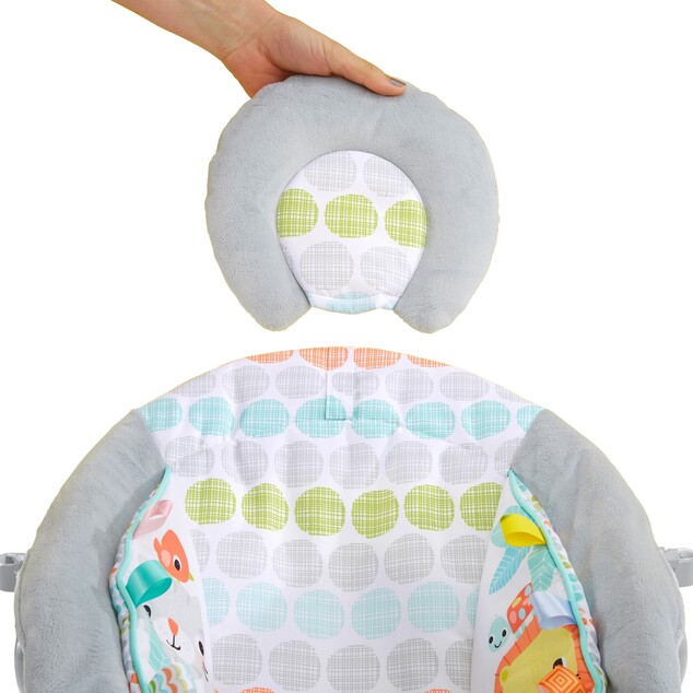 Lettino vibrante con melodia Whimsical Wild 0m+, fino a 9kg, 2019