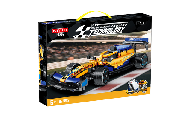 Stavebnica Formula oranžová 27 cm