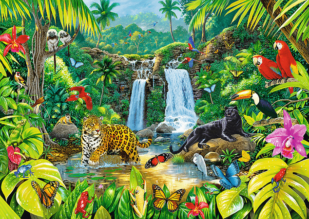 Trefl Puzzle 2000 - Tropischer Wald