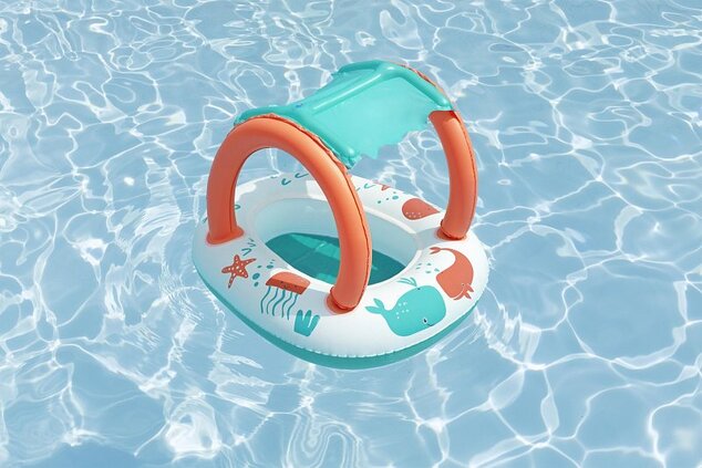 Bestway Aufblasbares Boot mit Sonnendach, 84x67 cm