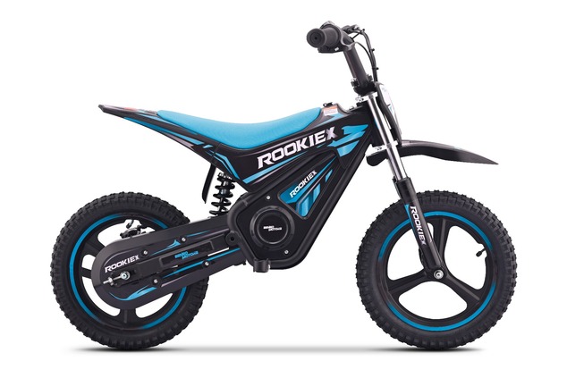 Minimoto elettrica per bambini ROOKIE X 24V (12"), blu, Batteria al litio, 250W Bezuh