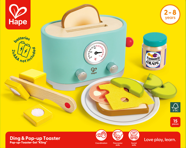 Tostapane pop-up con effetti sonori