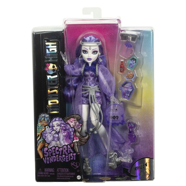 Mattel Monster High Monstruo SPECTRA VONDERGEIST, HXH77