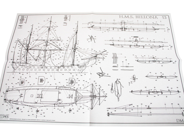 COREL HMS Bellona 1760 1:100 kit