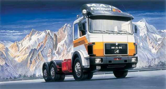 Model Kit truck 0756 - MAN 26.321 FORMEL SIX (1:24)
