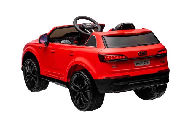 Elektrické Auto Audi Q7 Rot, Einzelplatz, Unabhängige Federung, 12V Batterie