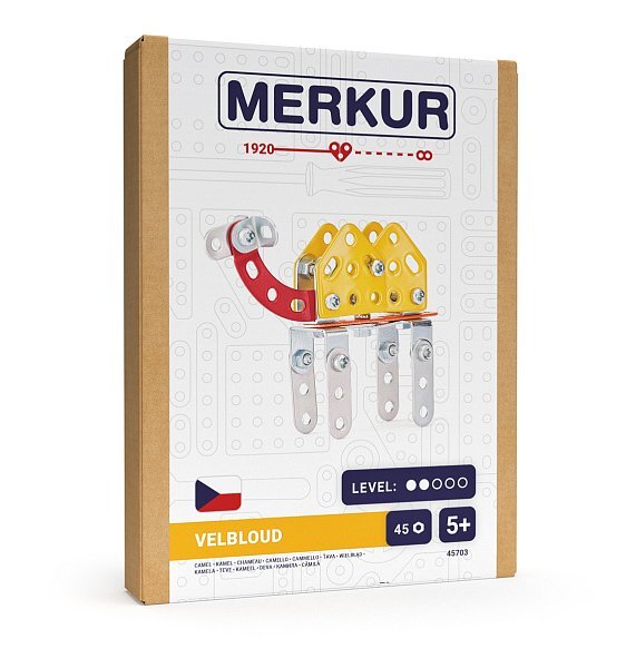 Merkur - Mini ZOO - Ťava, 45 dielikov