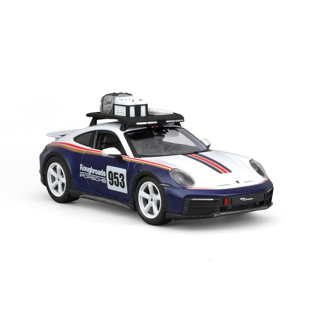 Bburago 1:24 Racing - Porsche 911 Dakar - Blau 953 Roughroads