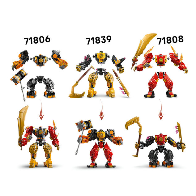 LEGO® NINJAGO® 71839 Arin und der Spinjitzu-Kampfroboter