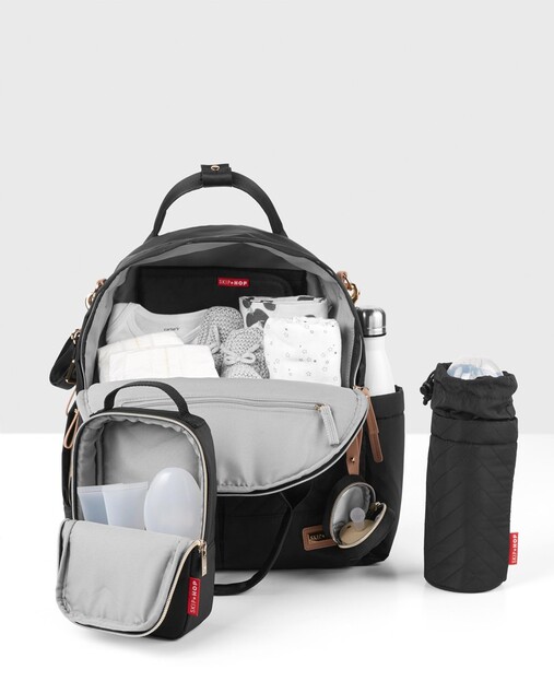 Skip Hop Taška prebaľovacia/batoh 6v1 Suite Set Black