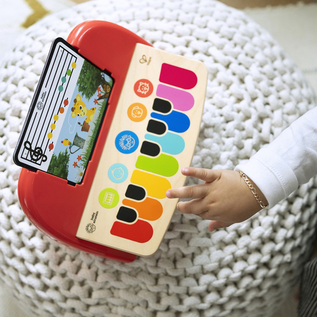 BABY EINSTEIN Wooden Music Piano Cal's First Melodies Magic Touch HAPE 6m +
