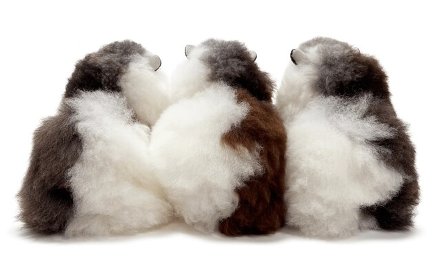 INKARI Плюшена играчка Алпака Мини лимитирана серия Marble Fox 15см