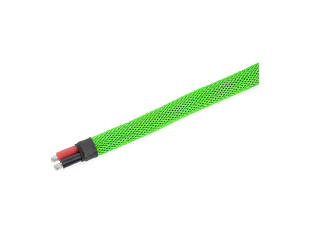 Ochranný káblový oplet 6mm zelený (1m)