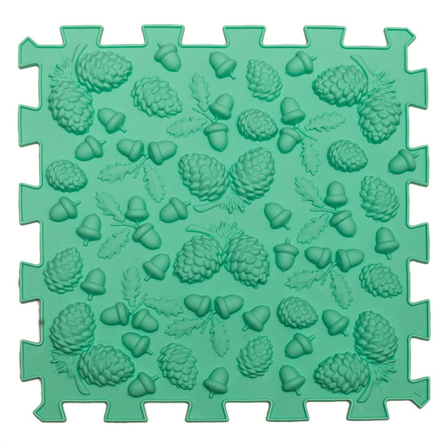 Ortek Masážna podložka Puzzle Mix Pastel 6 prvkov