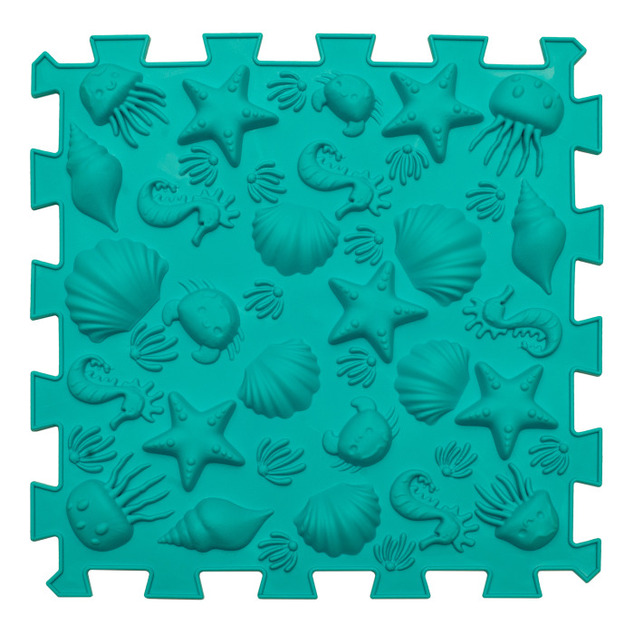 Ortek Masážna podložka Puzzle Mix Pastel 10 prvkov