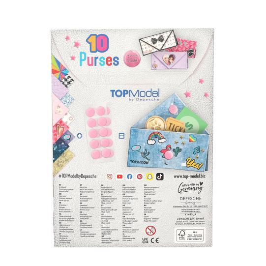 Top Model DIY PURSE - sada na výrobu papierových kabeliek, 10 kabeliek