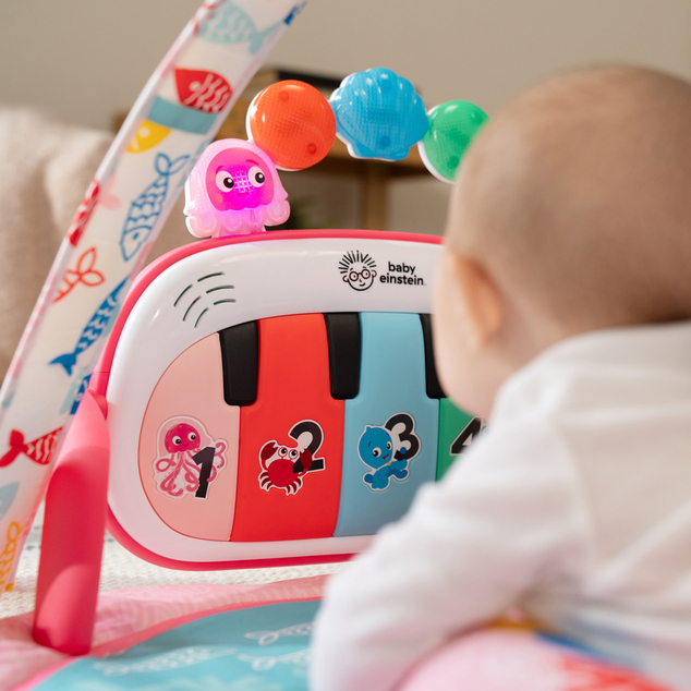 BABY EINSTEIN Igračka deka s aktivnostima 4u1 Kickin’ Tunes™ Jellyfish Jamboree™ 0m+