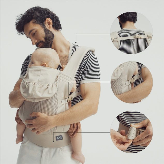 KINDERKRAFT Kindertrage CarryBee Grey