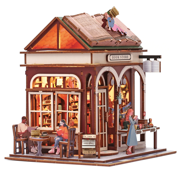 GRAINE CREATIVE Modelo 3D de madera Librería