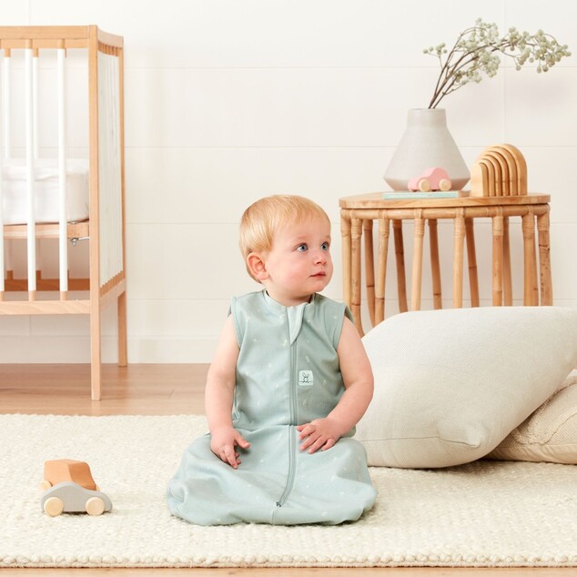 ERGOPOUCH Vak na spanie organická bavlna Jersey Sage 8-24 m, 8-14 kg, 1 tog