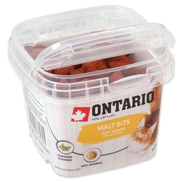 Pochúťka Ontario vankúšiky s malt pastou 75g