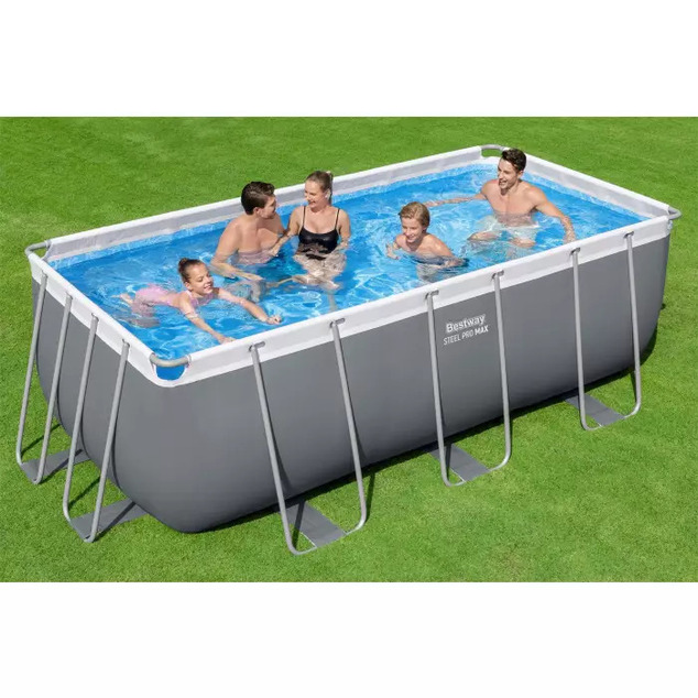 Záhradný bazén Bestway 56456 Power Steel 4,12m x 2.01m x 1.22m Rectangular s kartuš.filtr.