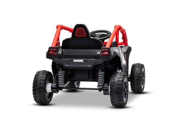 Elektrické autíčko Kawasaki TERYX KRX 1000 12V, červené, jednomiestne, odpružená zadná náp
